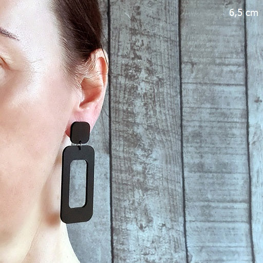 Zwarte afgeronde rechthoeken