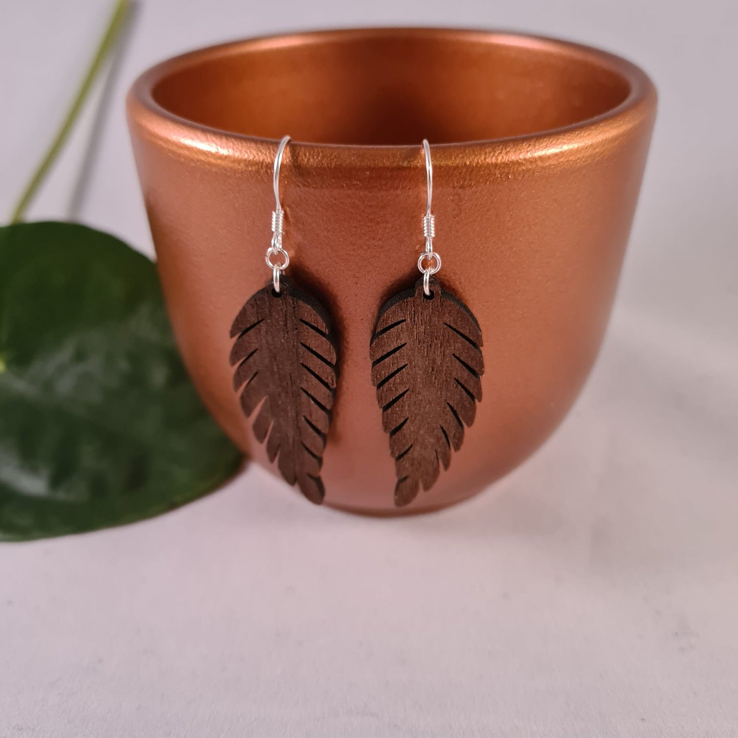 Houten simpele veertjes