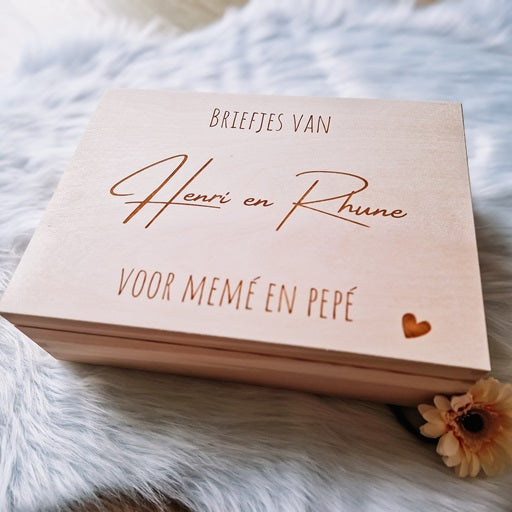 Gepersonaliseerde doos met eigen ontwerp