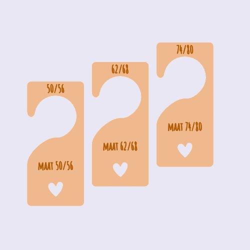 Houten maathangers - set van 3