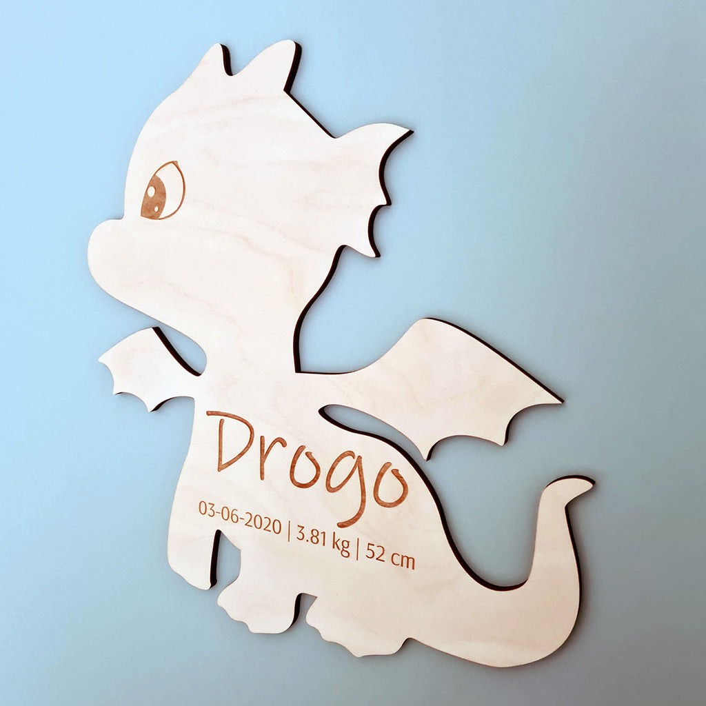 Naambord draakje