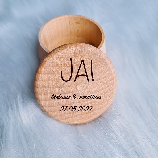 Gepersonaliseerd houten doosje