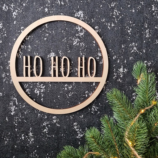 Kersthoepel "Ho Ho Ho"