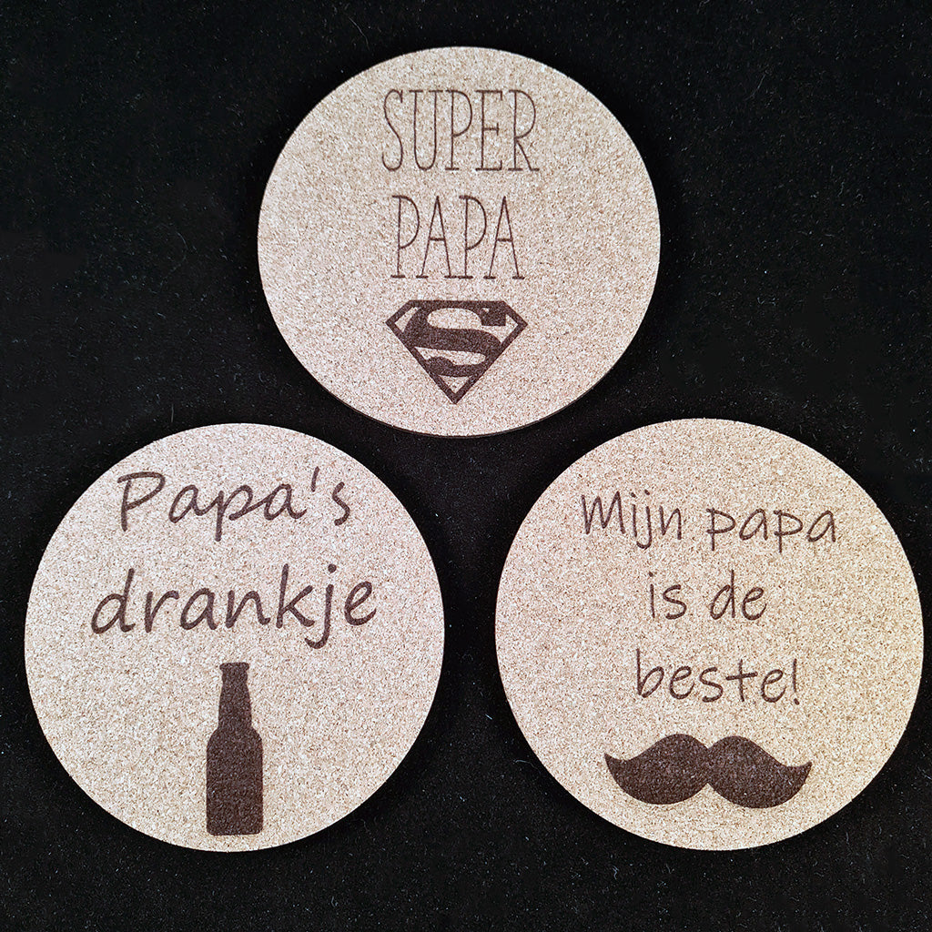 Onderzetter "Papa"