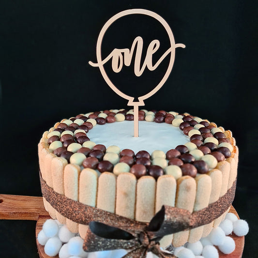 Taarttopper "One - ballon"