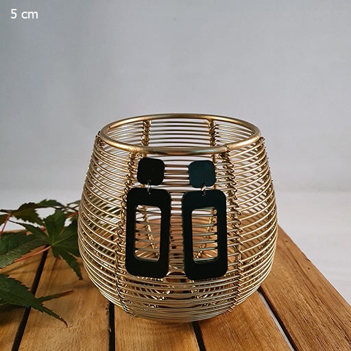 Zwarte afgeronde rechthoeken