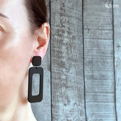 Zwarte afgeronde rechthoeken