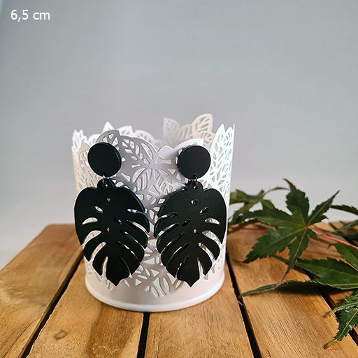 Zwarte monstera's