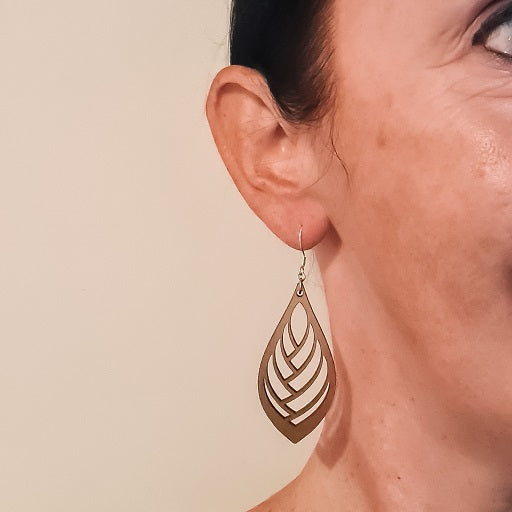 Gouden druppels gekruist