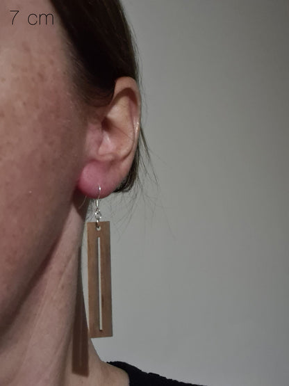 Houten staafjes smalle opening