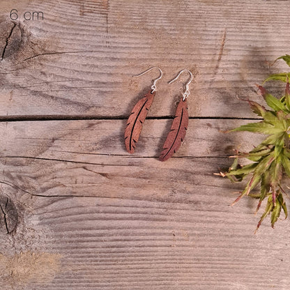 Houten gesloten veertjes