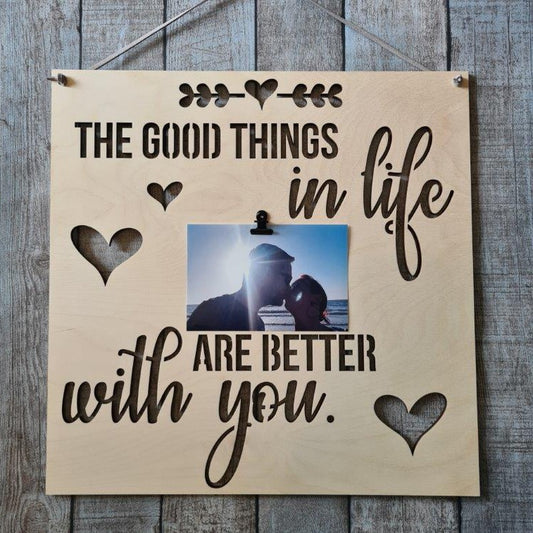 Fotobord "The good things in life"