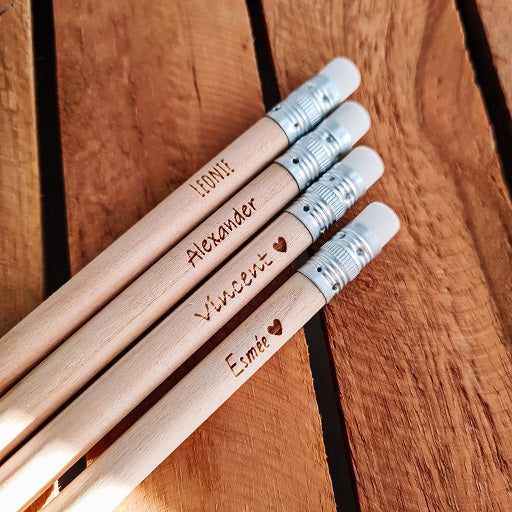 Gepersonaliseerde houten potloden