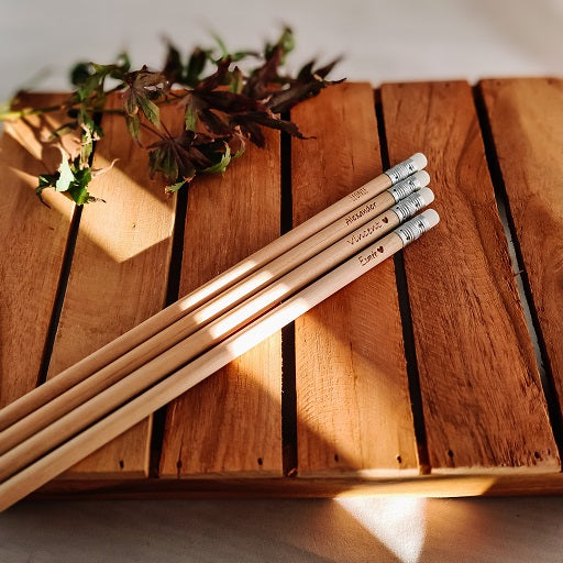 Gepersonaliseerde houten potloden