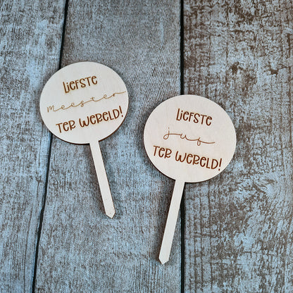 Plantenprikker "Meester of juf"